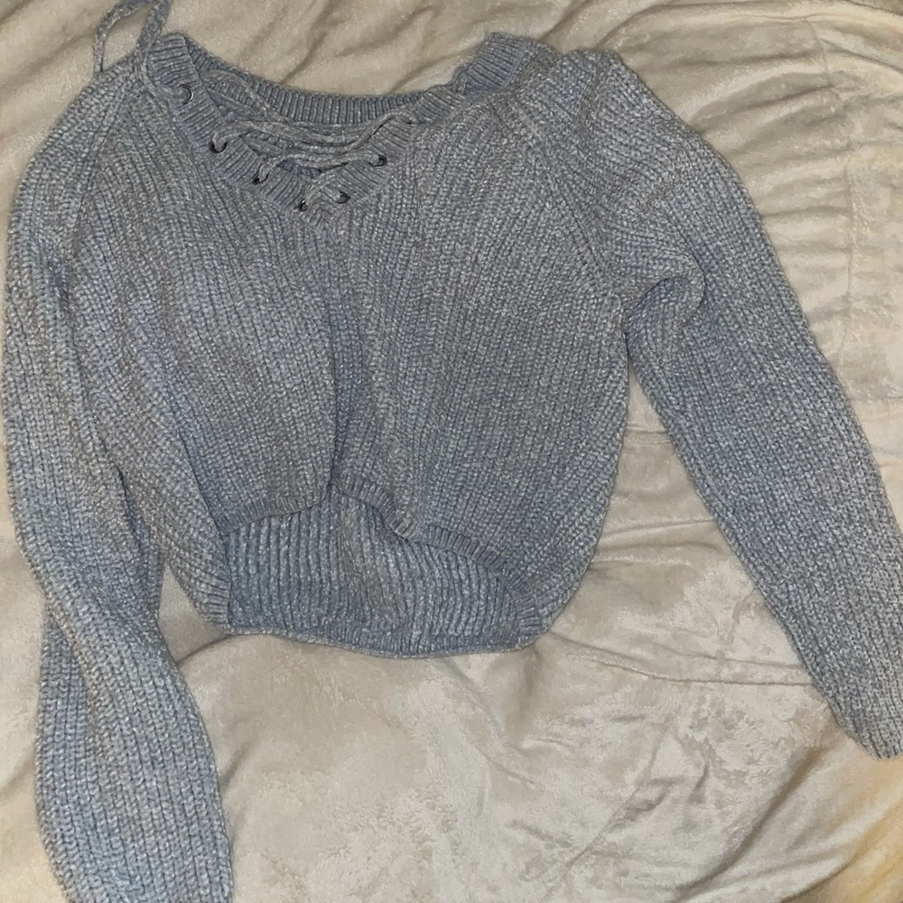 Blue Sexy Sweater